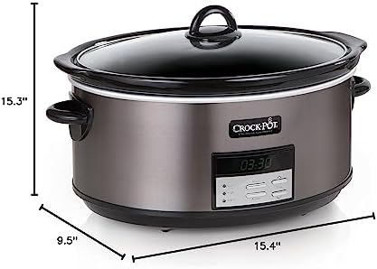 Crock-Pot 8 Quart Programmable Slow Cooker with Auto Warm EDOP