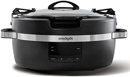 Crock-Pot Thermoshield 6 Quart Slow Cooker with Carry Handles Q31H