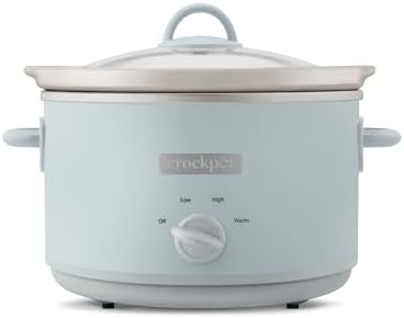 Crock-Pot 4.5 Quart Manual Slow Cooker – Macaroon Blue HQAO
