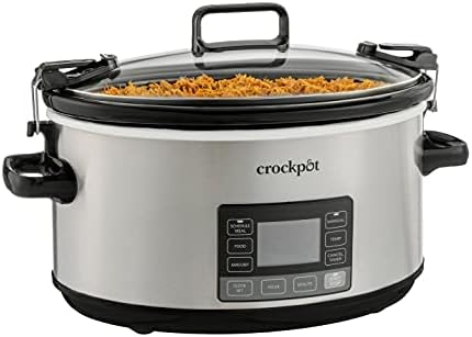 Crock-Pot 7 Quart Portable Programmable Slow Cooker with Timer 9PTZ