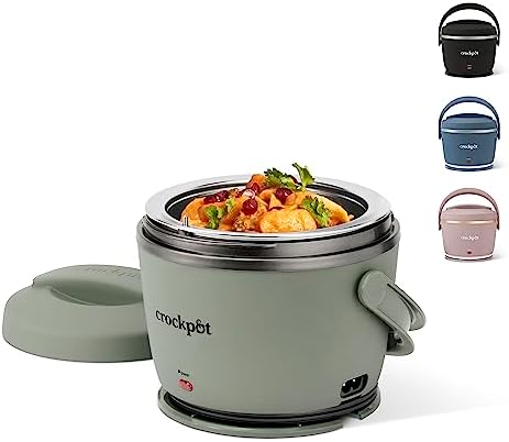 Crock-Pot Portable Electric Lunch Box Food Warmer – Green 1PMO