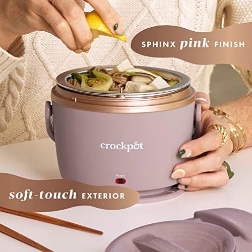 Crock-Pot Electric Lunch Box Food Warmer 20oz – Blush Pink GIX6