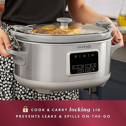 Crock-Pot 7 Quart Programmable Cook & Carry Slow Cooker IACZ
