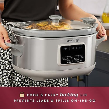 Crock-Pot 7 Quart Programmable Cook & Carry Slow Cooker IACZ