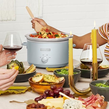 Crock-Pot 4.5 Quart Manual Slow Cooker – Macaroon Blue HQAO