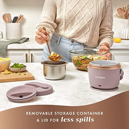 Crock-Pot Electric Lunch Box Food Warmer 20oz – Blush Pink GIX6