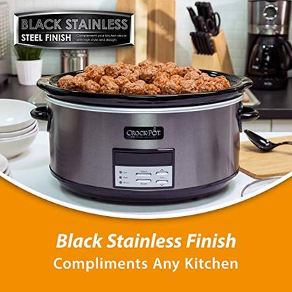 Crock-Pot 8 Quart Programmable Slow Cooker with Auto Warm EDOP