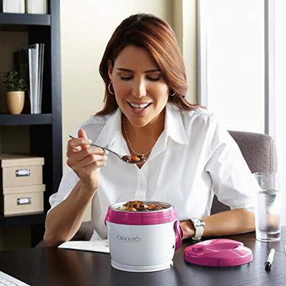 Crock-Pot Lunch Crock Portable Food Warmer 20oz – Pink FHLW