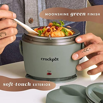Crock-Pot Portable Electric Lunch Box Food Warmer – Green 1PMO