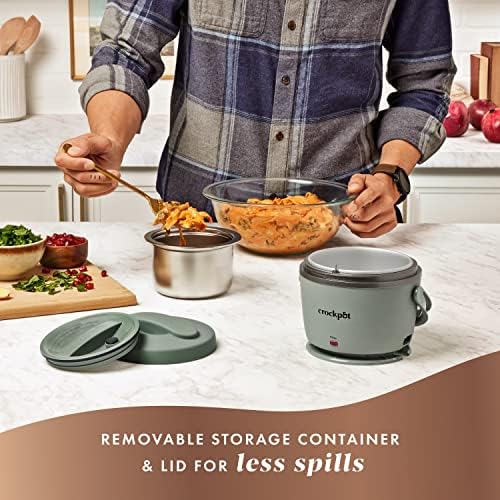 Crock-Pot Portable Electric Lunch Box Food Warmer – Green 1PMO