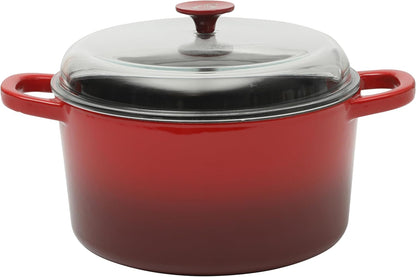 Crock-Pot 3 Quart Enameled Cast Iron Dutch Oven – Aqua 9VTM