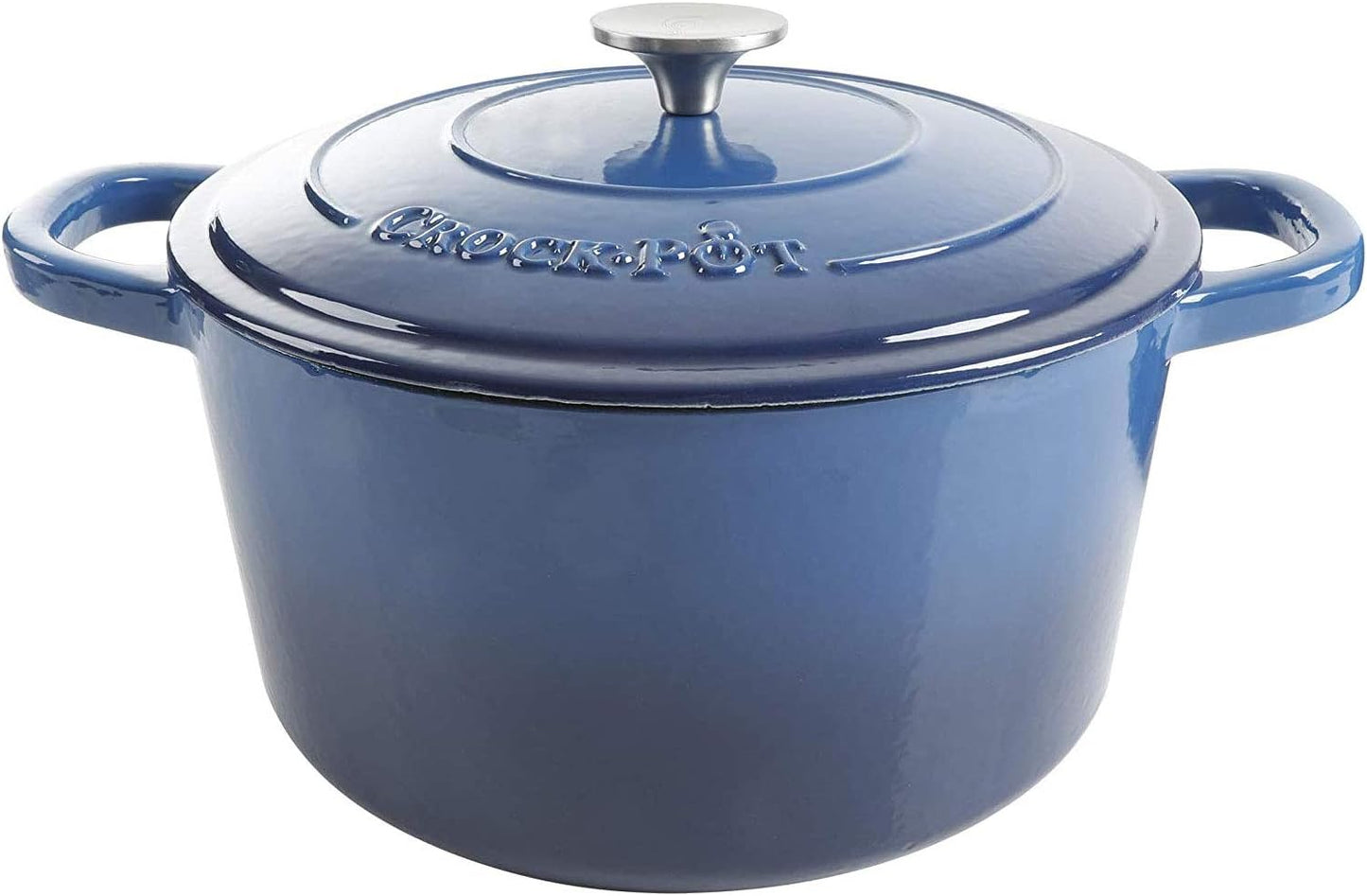 Crock-Pot 3 Quart Enameled Cast Iron Dutch Oven – Aqua 9VTM