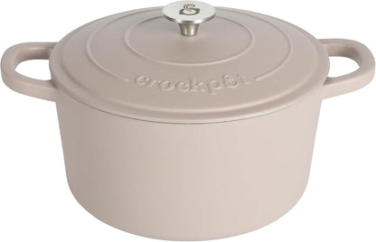 Crock-Pot 3 Quart Enameled Cast Iron Dutch Oven – Aqua 9VTM
