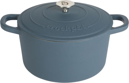 Crock-Pot 3 Quart Enameled Cast Iron Dutch Oven – Aqua 9VTM