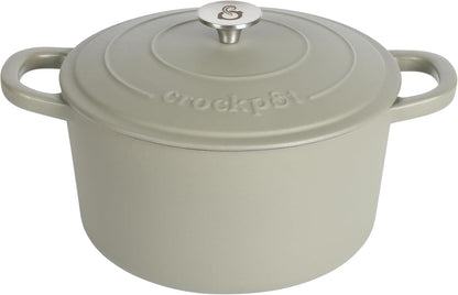 Crock-Pot 3 Quart Enameled Cast Iron Dutch Oven – Aqua 9VTM