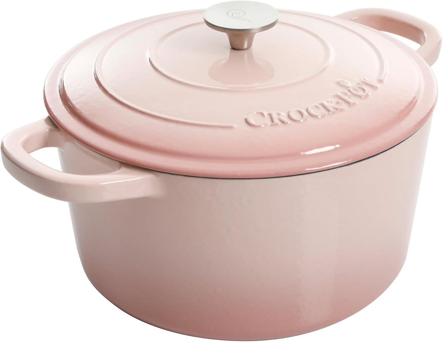 Crock-Pot 3 Quart Enameled Cast Iron Dutch Oven – Aqua 9VTM