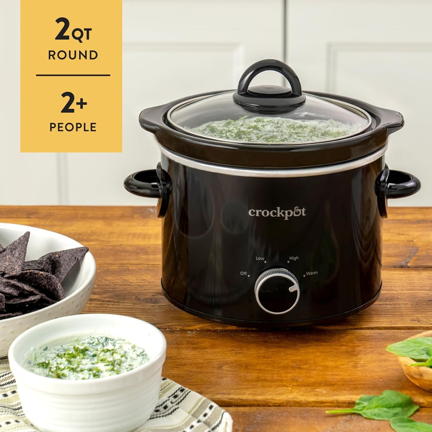 Crock-Pot 2 Quart Mini Slow Cooker – Classic Compact Cooker NPH0